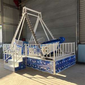 Parc d'attractions installations pièces de rechange pour <span class=keywords><strong>bateau</strong></span> <span class=keywords><strong>pirate</strong></span> sur remorque Pirates Revenge ride moteur électrique pneus de roue - Product Image 5