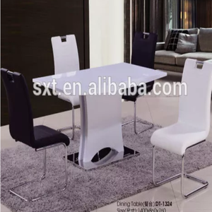 Nouveau Design Extension Table À Manger Haute Brillance - Product Image 1