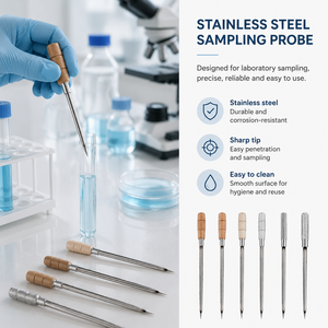 Sonde d'échantillonnage de grains multi-tailles en acier inoxydable Degao, outil manuel d'échantillonnage de maïs, blé, riz pour laboratoire agricole - Product Image 2