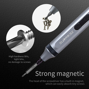 Kit de tournevis rechargeable 18 en 1 16 embouts électriques de précision S2 pour téléphone portable montre-qualité bricolage - Product Image 6