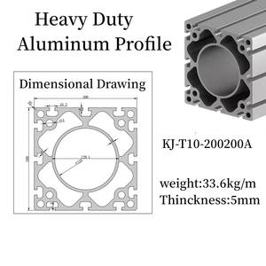 Usine chinoise, profilé d'extrusion d'aluminium industriel 200200 T, 10 <span class=keywords><strong>Alu</strong></span> 6063 T5, robuste, Standard européen - Product Image 3