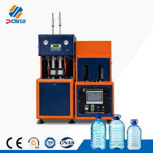 เครื่องขึ้นรูปขวดพลาสติก PET กึ่งอัตโนมัติแบบฉีดขึ้นรูปและเป่าขึ้นรูป รุ่น 3L Auto Drop <span class=keywords><strong>Bot</strong></span> ขนาดเส้นผ่านศูนย์กลางสูงสุด 115 มม. ความสูง 350 มม. แรงดันไฟฟ้า 380V - Product Image 1