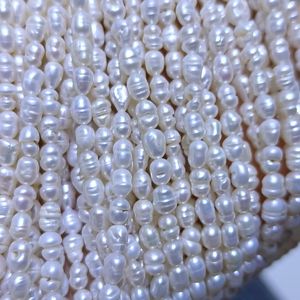 2-<span class=keywords><strong>3mm</strong></span> Baroque tự nhiên nước ngọt Ngọc Trai DIY beading gạo hình dạng Loose hạt ngọc trai bán buôn tự nhiên thực nước ngọt zhuji ngọc trai - Product Image 1