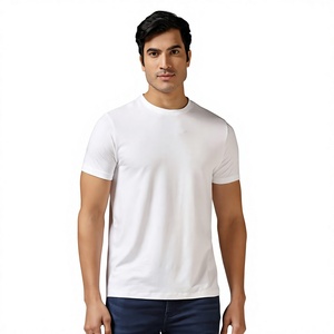 Camiseta Casual al por Mayor para Hombre, Camiseta de Algodón de Manga Corta, Camiseta Blanca sin Estampado, Personalización de Marca, Proveedor de Ropa de Marca Privada OEM - Product Image 1