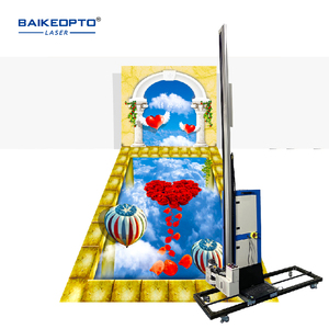 Baikeopto 2 en 1 <span class=keywords><strong>peintre</strong></span> de sol mural CMYKW jet d'encre impression UV machine de peinture au sol 3D - Product Image 4
