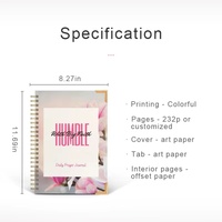 Professionelle Buchdruckerei-Serviceplanung Notizbuch-Druck Individueller Einband Logo Tagebuch Gebetsjournal