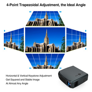 Máy Chiếu Full HD 1080P Máy Chiếu Rạp Chiếu Phim 4K 12500Lumens Máy Chiếu Android WiFi Răng Xanh Hd <span class=keywords><strong>VGA</strong></span> AV USB Kèm Quà Tặng - Product Image 3