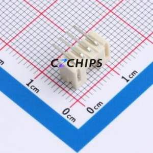 ZX-PH2.0-4PWZ-GW Wire-to-Board Pin Header Bent Lead Through Hole,P=2mm Connector 1x4P 2mm Right Angle Insert PH - Product Image 2