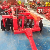 Herse à disques hydraulique robuste pour tracteur agricole, cultivateur de sol, niveleur de terrain agricole