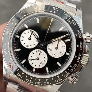 นาฬิกาโครโนกราฟกลไกอัตโนมัติทำจากสแตนเลสของผู้ชาย2025พร้อมหน้าปัดสำรองขนาดเส้นผ่าศูนย์กลาง41มม. ออกแบบโลโก้ได้ตามต้องการ - Product Image 3