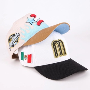 Gorras de Béisbol Deportivas al por Mayor, 6 Paneles, Unisex, con Bordado 3D, Logotipo Personalizado, Impermeables, Formales, con Patrón de Frutas/Letras, de Algodón - Product Image 2
