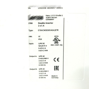 อินเวอร์เตอร์รุ่นดั้งเดิม i700 E70ACMSE0054SA2ETR - Product Image 1