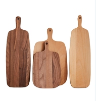 Vente en gros d'usine de planches à découper en bois épaisses vierges pour la cuisine planche à découper en bois intelligent d'acacia et de noyer noir