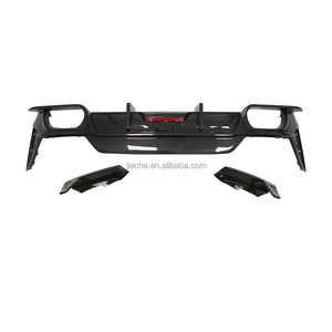 BMW <span class=keywords><strong>3</strong></span> 시리즈 G20 G21 G28 LCI M 스포츠 2023 + FRP 리어 립 디퓨저 바디킷 용 라이트가있는 탄소 섬유 자동차 리어 범퍼 스플리터 - Product Image 3