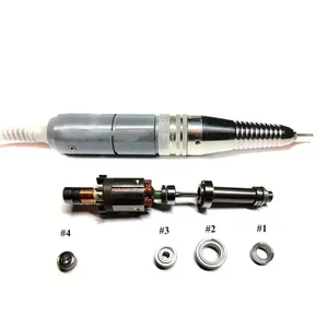 High-Speed <b>Mini</b> Nail <b>Drill</b> Handpiece with Micro Deep Groove Chrome Steel UP200 UG12/SUG12 Bearing <b>Mini</b> Bearing Replacement 4PCS - Product Image 2