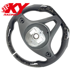 พวงมาลัยคาร์บอนไฟเบอร์สไตล์การแข่งปลอมแปลง W212 W213 W205รถ Mercedes Benz E Class W211 W204 - Product Image 3