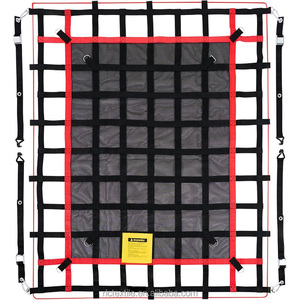 Bạt <span class=keywords><strong>PVC</strong></span> Bìa Nhiệm Vụ Nặng Nề Pickup Cargo Net An Toàn Lưới Cho Xe Tải Pickup Giường 6'x4.8 'Cho SUV ATV Giàn Khoan Dầu Hàng Hóa Giá - Product Image 1