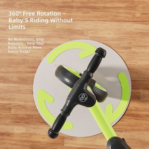 Bicicleta de Equilibrio para Niños Sin Pedales, Bicicleta de Aprendizaje para Niños Pequeños de 1 a 3 Años, Juguete Ligero Antideslizante para Montar para Niños y Niñas - Product Image 3