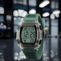 Montres de sport unisexes numériques à affichage lumineux, résistantes à l'eau 3 ATM, de haute qualité, en gros et à prix abordable, personnalisables