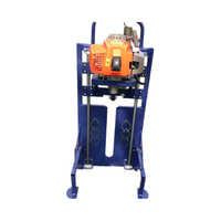 Foreuse rotative à essence AJZN, profondeur maximale 100 m, machine de forage agricole pour sols avec moteur, facile à utiliser