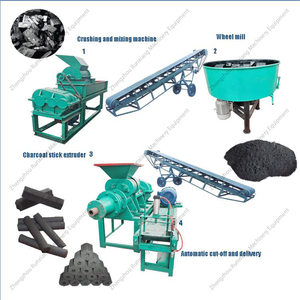 Factory price Biomass Sawdust Fuel Coal <b>Ball</b> Coffee Grounds Charcoal Briquette <b>Machine</b> Rice Husk Briquette Making <b>Machine</b> - Product Image 1