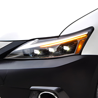 Ensemble de phares LED KGKB pour Lexus CT CT200 2013-2017, 3 lentilles de projecteur, 6000K, clignotants séquentiels, Plug & Play