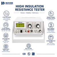 Digital High Resistivity Meter 1000V Insulation Resistance Tester for Cable Surface Volume Resistivity IEC UL