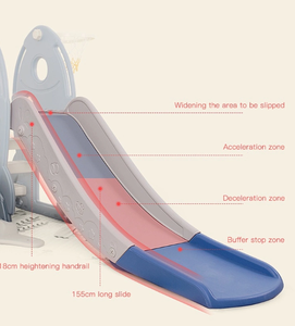 Multi-Fungsional Roket TK Dalam Ruangan Plastik Set Mainan <span class=keywords><strong>Slide</strong></span> - Product Image 3
