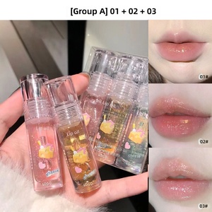 Lip Oil Tint Buah Label Pribadi Melembapkan dan Menghidrasi, Pewarna Bibir Mengkilap dengan Logo Kustom Grosir - Product Image 3