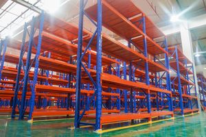 פלדה חוט מדפי מחסן מדפים קיבולת קיבולת של 1000 ק "ג-3000 ק" ג לכל רמה תעשייתי אחסון מתכת מדפי מדף - Product Image 2