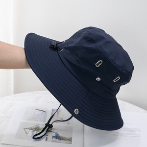 Séchage rapide tirer corde <span class=keywords><strong>pêcheur</strong></span> chapeau ombre respirant Protection solaire extérieur alpinisme réversible bord chapeau <span class=keywords><strong>de</strong></span> pêche - Product Image 5