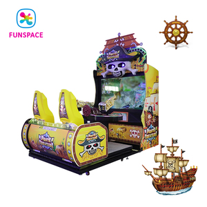 Simulador de tiro del tesoro pirata que funciona con monedas Simulador de tiro de <span class=keywords><strong>videojuegos</strong></span> de dos asientos Máquina recreativa - Product Image 5