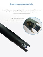 Sonde de pH industrielle en ligne RS485 avec compensation de température pour le traitement des eaux usées, fabriquée en Chine continentale