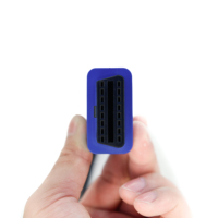 Cable de Diagnóstico OBD2 ICarsoft E2 Tesla LAN, Conector J1962 OBDII para Herramienta EV, Escáner de Vehículos Eléctricos, Programación de ECU
