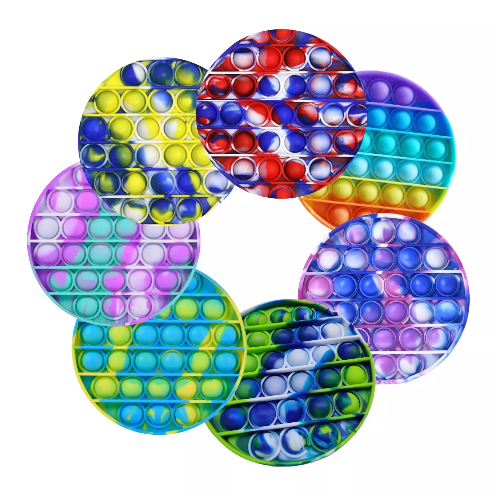 Анти-стресс поп-Непоседа agitarse пуш-ап empujar поп autismo сенсорные пузырь Неп