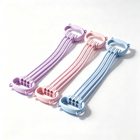 Banda de Resistencia de 6 Tubos para Entrenamiento de Cuerpo Completo, Expansor de Pecho, Equipo de Entrenamiento Muscular para Brazos y Hombros