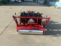 Planteuse d'ail de haute qualité à 4 rangs avec moteur à essence, nouvelle planteuse d'ail manuelle