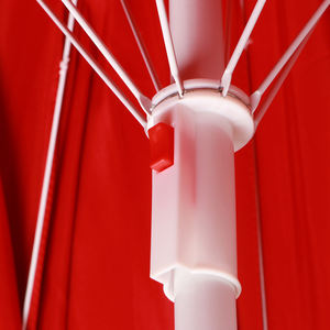 Parasols portatifs de patio extérieur avec impression de logo personnalisé bon marché de 7,5 pieds Parapluie de plage en aluminium pliable <span class=keywords><strong>Poteau</strong></span> en acier avec ancre de sable - Product Image 5