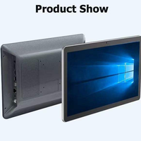 New Inch 12.1 Portable IPS Capacitive Industrial Touch Monitor LCD Panel Infrared Frame USB HD Serial 1920X1080 Black Business