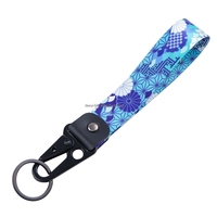 Lanyard Personalizado Ecológico Promocional de Fábrica con Porta Llaves de Tela Resistente, Logotipo Grabado, Impresión en Serigrafía Digital de Poliéster