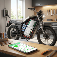 Système de gestion de batterie intelligent 72V 60V compatible IoT LFP NMC BMS 24S 200A pour moto SOCO TS TC MAX