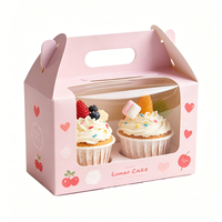 Boîte à gâteau de luxe Ching TA en carton ondulé de qualité alimentaire, matériaux recyclés, auto-érectible, taille personnalisable pour couleur et impression UV