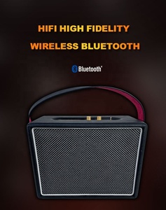 Altoparlante portatile Wireless alimentato acustico OEM altoparlanti Woofer Stereo in legno per esterni - Product Image 2