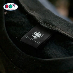 Suministro directo de fábrica Logotipo impreso personalizado Ropa Satén Etiquetas de cuidado Etiquetas con instrucciones de lavado - Product Image 2