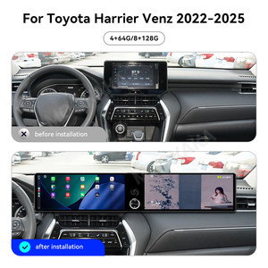 MOOKAKA Doppio Schermo 12.3 Pollici Android 15 per Toyota Harrier <span class=keywords><strong>Venz</strong></span> 2022-2025 Autoradio Multimediale GPS Navigatore Wireless CarPlay Unità Principale - Product Image 3