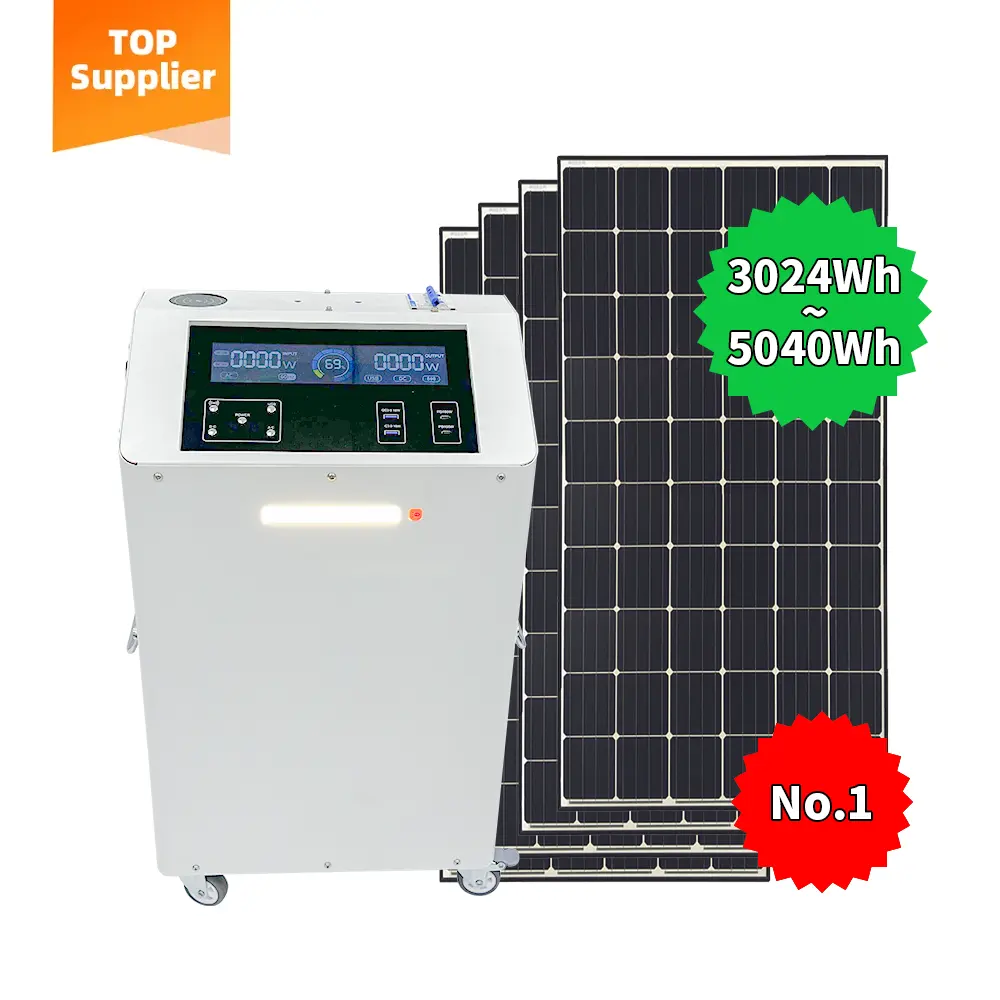 Wholesale Outdoor Camping High Quality 2500W Rechargeable Power Bank Solar Generator / Portable Solar Power Station