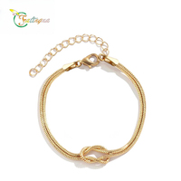 Bracelet en acier inoxydable 316L plaqué or 18K PVD, chaîne serpent et blé, avec fermoir mousqueton, bijoux délicats pour femme, personnalisable OEM