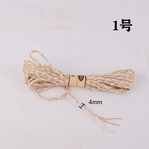 Vente chaude 10 m/pcs naturel Jute ruban sangle tresse pour artisanat et bricolage Jute ruban pour cadeau décoration et emballage faisant des chaussures - Product Image 3