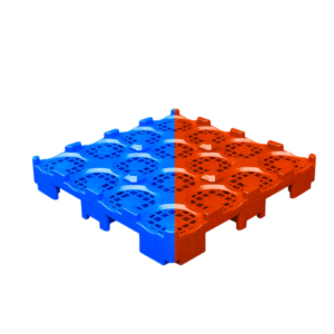 Многослойный односторонний стальной европоддон для вилочного погрузчика, для 18,9-литровых бочек с водой, 16 бочек/уровень, динамическая нагрузка 6 тонн, промышленный, для холодных условий - Product Image 6