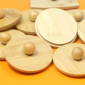 กล่องเก็บสำลีอเนกประสงค์ฝาไม้ไผ่ ทรงกลม/สี่เหลี่ยม สำหรับใส่สำลีแผ่น/สำลีก้าน ใช้ในครัวหรือใส่อาหารได้ - Product Image 4